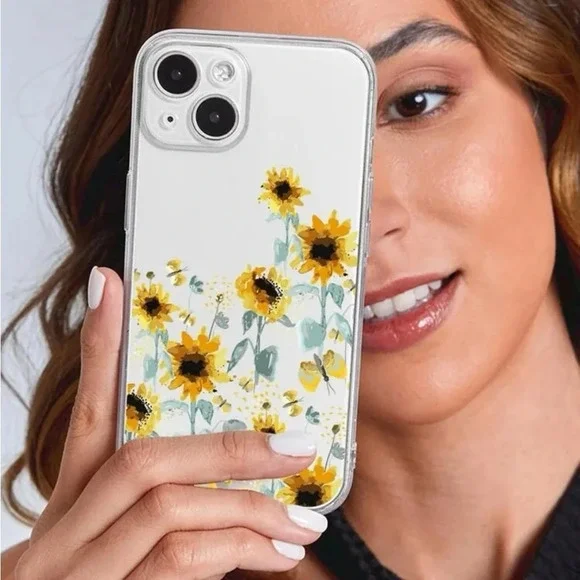 ⚠️Clearance iPhone 14/Pro/Pro Max Cute Sunflower Phone Case - Picture 3 of 5